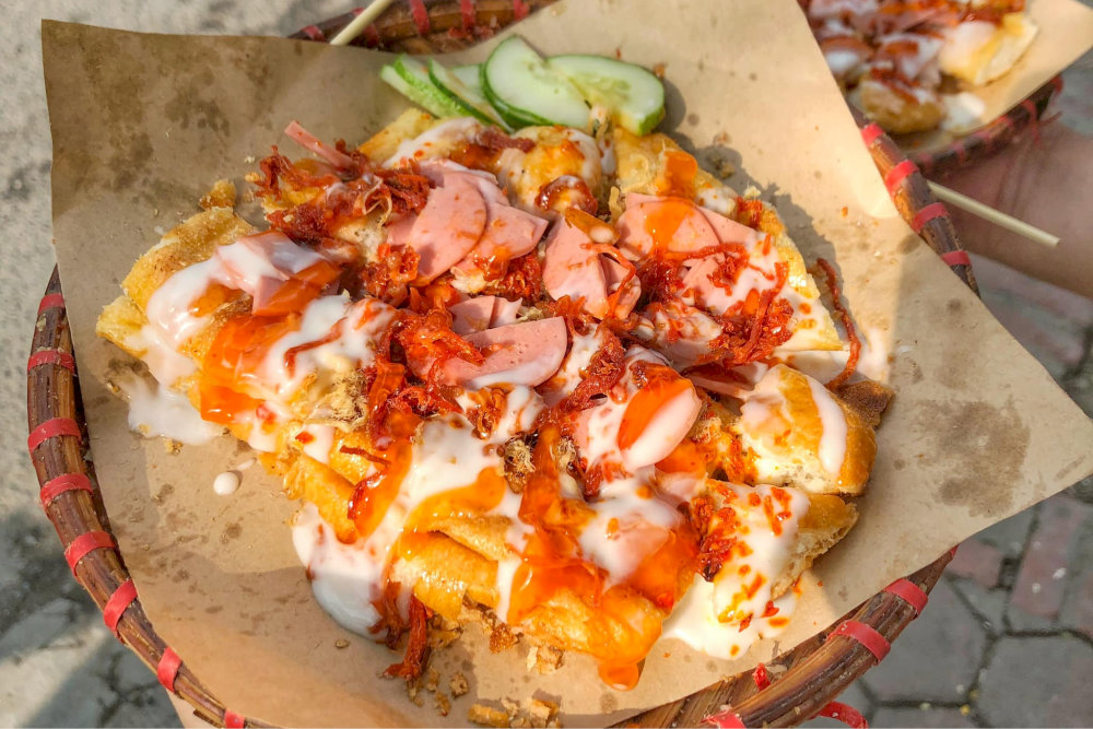 Chang Chang salt and chili grilled bread